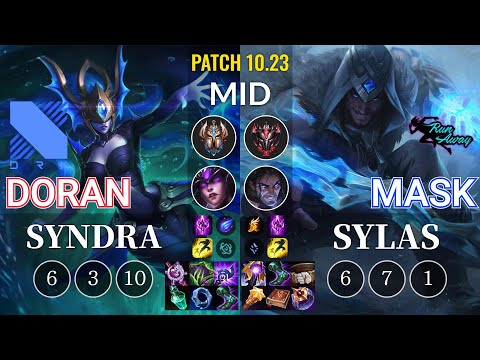 DRX Doran Syndra vs RNW Mask Sylas Mid - KR Patch 10.23