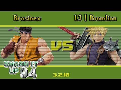 L3 | Doomlion (Cloud) vs Brosinex (Ryu) - SIU 94 - Wii U