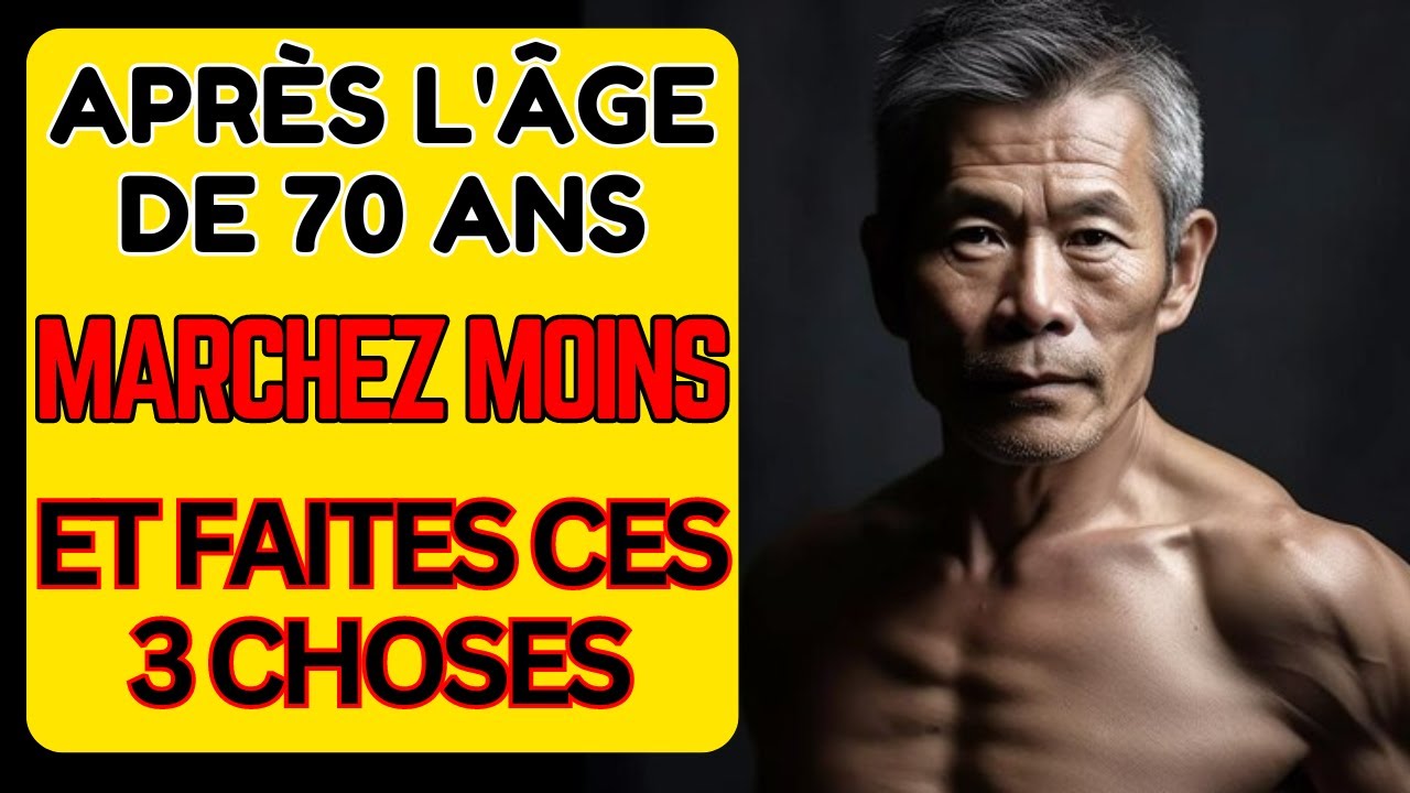 APRÈS 70 ANS : MARCHEZ MOINS ET FAIRE SEULEMENT CES TROIS CHOSES