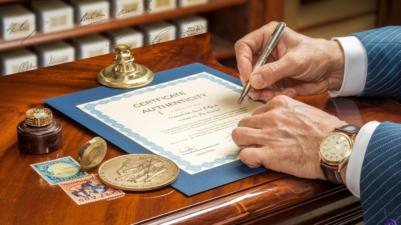 Coleccionistas: crea certificados de autenticidad en solo 2 minutos