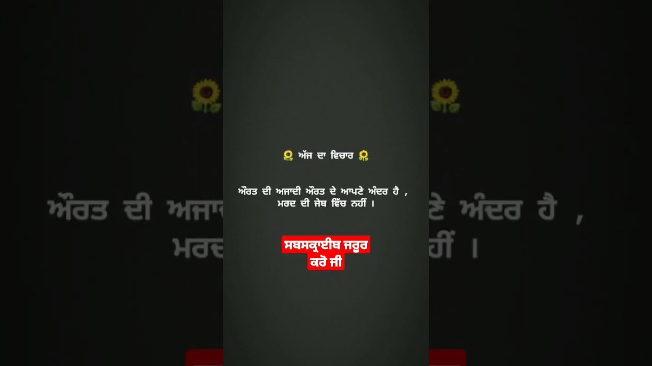 ਔਰਤ ਦੀ ਅਜਾਦੀ #ਔਰਤ #women #powerful #womenempowerment #womensday #shayari #punjabi #suit