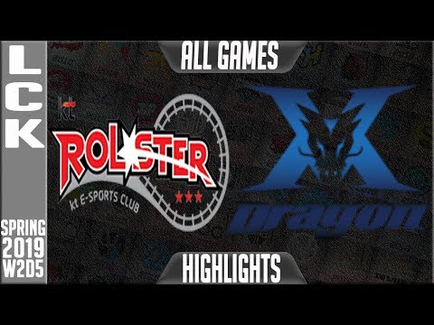 KT vs KZ Highlights ALL GAMES | LCK Spring 2019 Week 2 Day 1 KT Rolster vs King-Zone DragonX