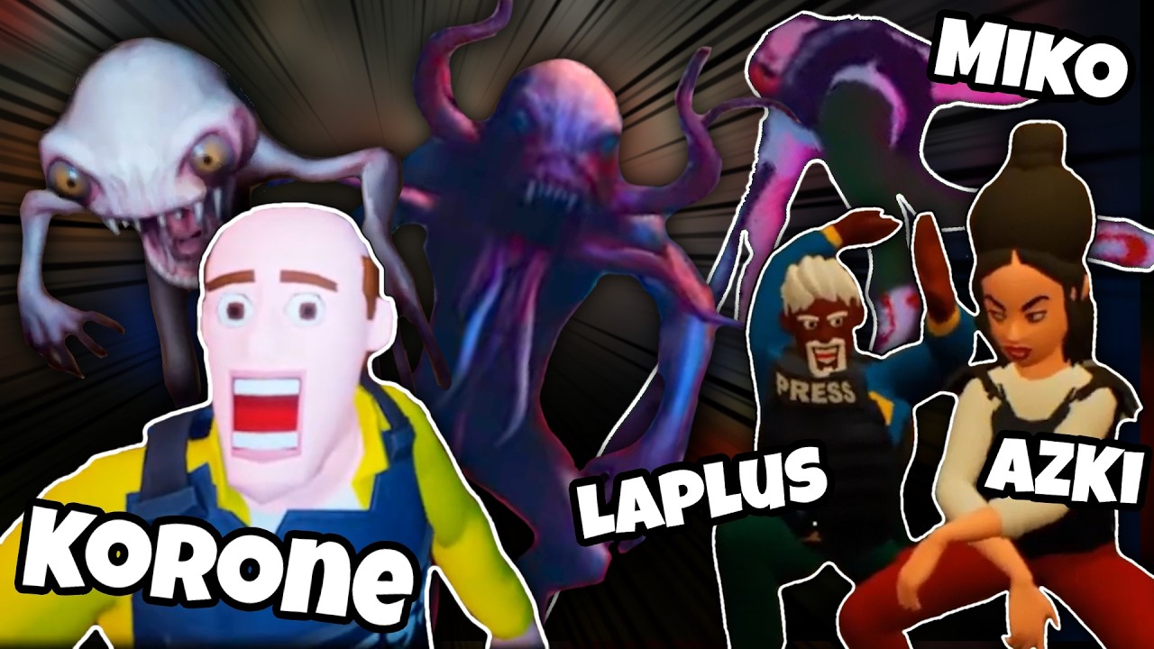 【All POV】 When hololive girls become disaster photographers (ft. Korone, Miko, Laplus & AZKi)