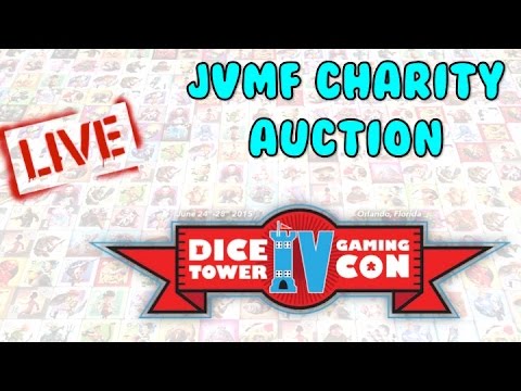 Dice Tower Con 2015 LIVE - JVMF Auction
