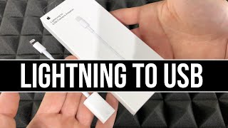 Video thumbnail for Apple Lightning to USB Camera Adapter unboxing 2020 - bought from apple.com by Tech & Design