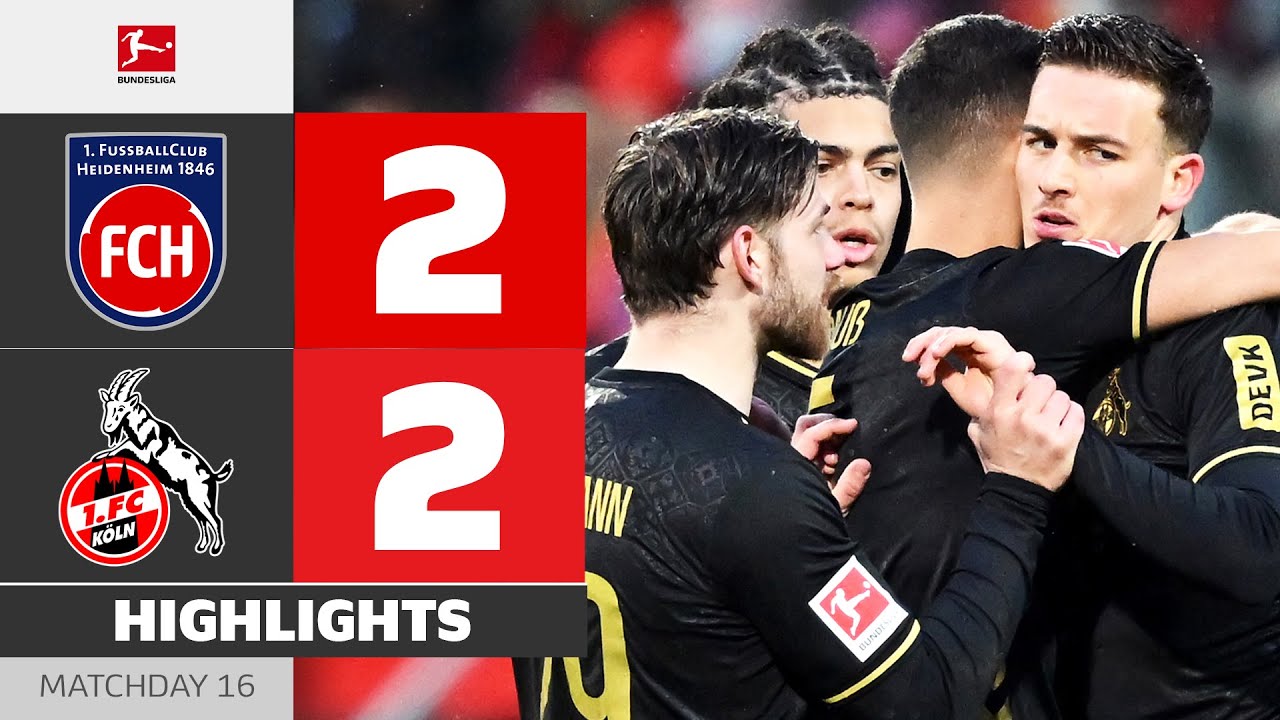 1. Heidenheim vs 1. Köln Highlights
