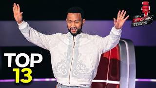 From ALL 4 CHAIRS...To WINNING The Voice! Top 13 Winner's Auditions | The Voice