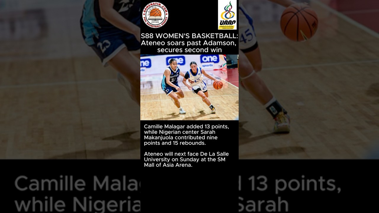 UAAP Women's Basketball: Ateneo gets past Adamson in women's basketball