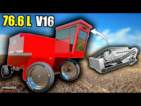 Building The LARGEST V16 Engine Ever! | Automation Game & BeamNG.drive