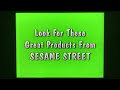 Look For These Great Products From Sesame Street