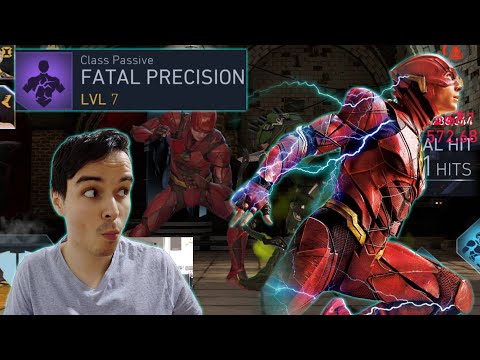 Testing Lv 7 Fatal Precision Justice League Flash Injustice 2 Mobile