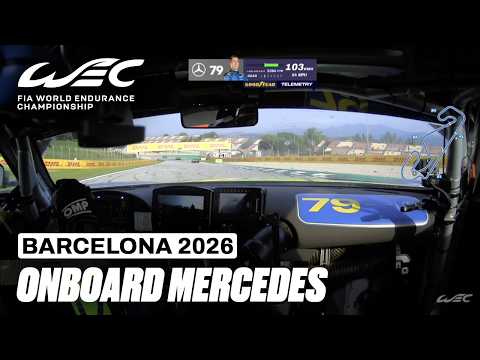 Onboard Lap Matteo Cressoni Mercedes-AMG LMGT3 | 6 Hours of Barcelona 2026 | FIA WEC