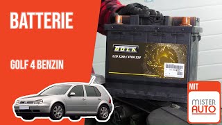 Youtube thumbnail of video "Batterie wechseln Golf 4 1.4 16V 🔋"
