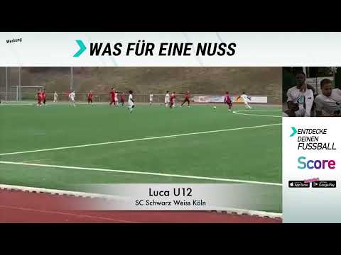 Luca U 12 SC Schwarz Weiss Köln | Pass Schuss Tor
