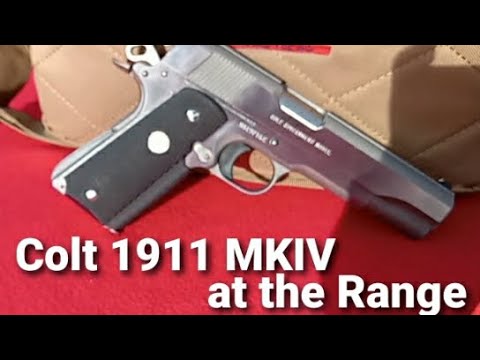 Colt .45 acp MKIV Series 80 at the Range