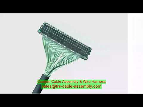 capsule endoscopy cable set IP67 overmolded HDMI 21 KEL to Hirose IP68 TPU jacket foil shield minus4