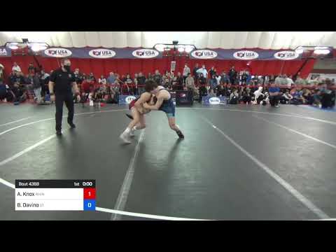 52 Kg Rr Rnd 1 - Anthony Knox, Rhino Wrestling LLC Vs Benjamin Davino, St. Charles WC