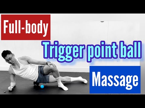 Full body trigger point  & myofascial release with balls - total body massage - James Tang Fitness