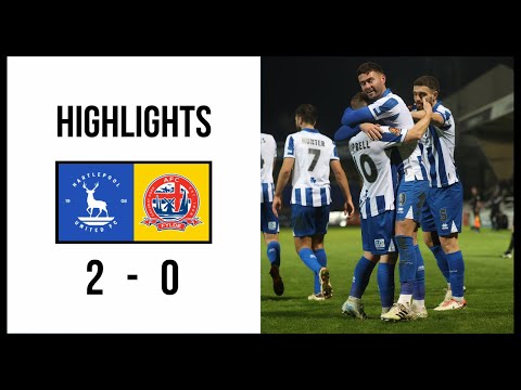 Madine scores first Pools goal 💙 | Hartlepool United 2-0 Fylde