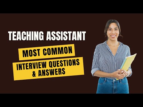 Teaching Assistant Interview Questions and Answers for 2026