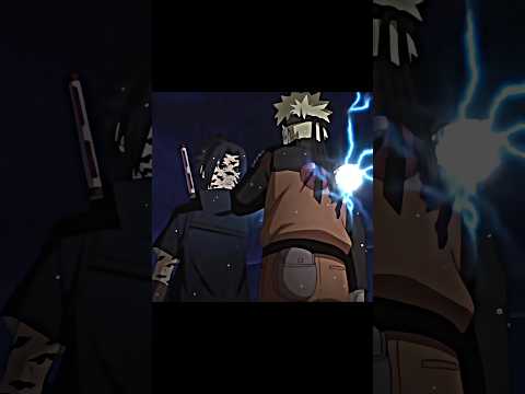 Naruto vs Sasuke kurama chakra ✨☠️ #naruto #sasuke #anime