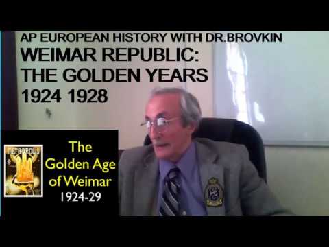 Weimar Germany: The Golden Years 1924 - 1928