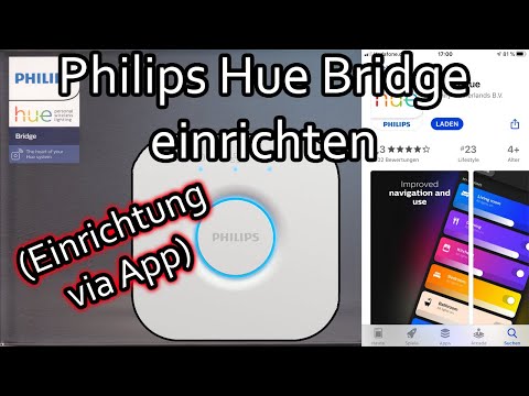 Connecting and setting up the Philips Hue Bridge + brief app overview