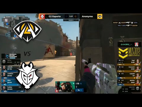 Anonymo vs G2 | PGL Major Antwerp 2022 Europe RMR B