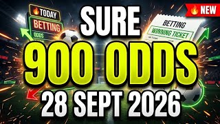 Football Predictions Today | FREE Betting Tips | 900 Odds 🔥 | Over 1.5 Goals