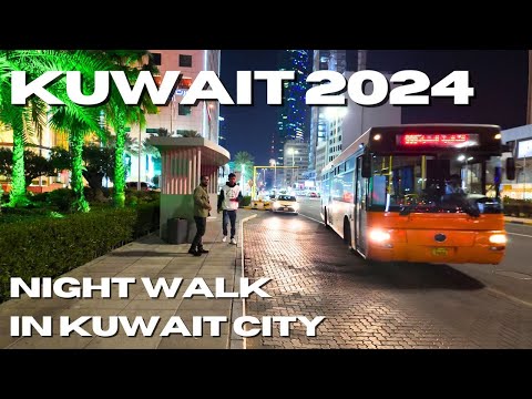 KUWAIT CITY 🇰🇼 Kuwait Walking Tour 4K VIDEO | مدينة الكويت