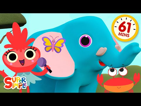Baby Elephant + More | 1 Hour of Jumbo Kids Songs | Super Simple Songs