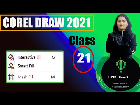 Corel Draw Class 21 Interactive Fill, Smart Fill, Mesh Fill