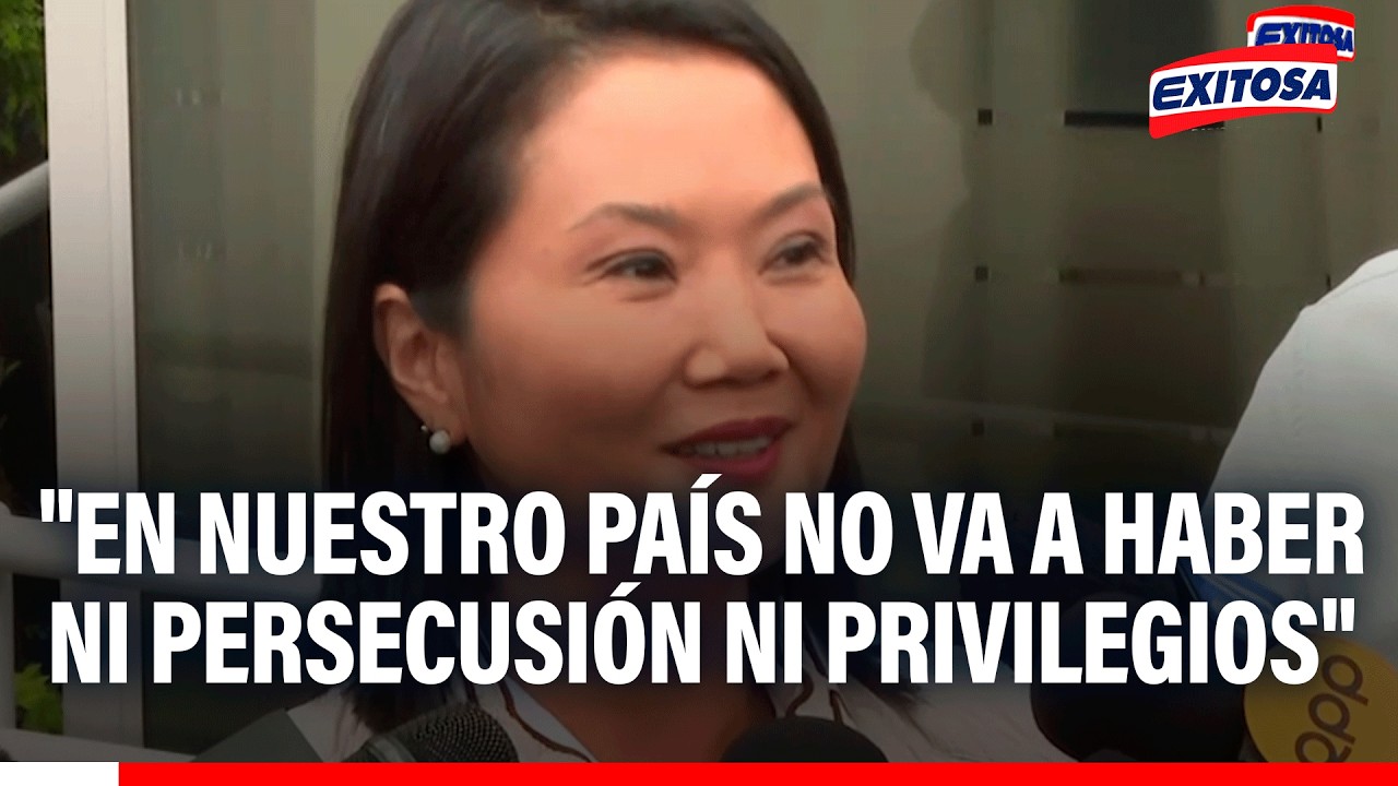 🔴🔵 Keiko Fujimori: "En nuestro país no va a haber ni persecución ni privilegios"