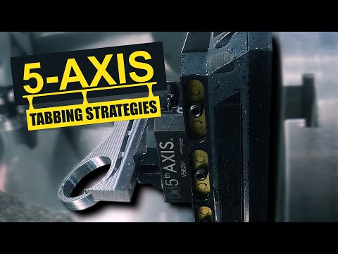 5-Axis Machining Strategies in Fusion 360 | Tabbing Off Parts!