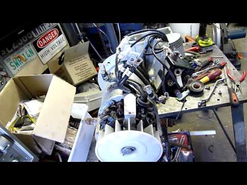 Sleipner Side-Power 7Kw 24V DC Thruster motor teardown