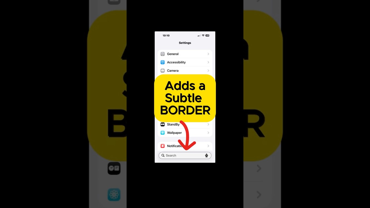 How To Turn Use Borders To Make Things Easier To See On Your iPhone | Senior Tech Tutor Tip #113