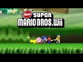 New Super Mario Bros Wii Menu