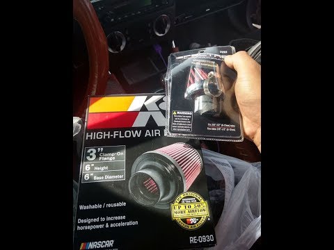 K&N high-flow air filter for 1.8t 20v (does it work?)