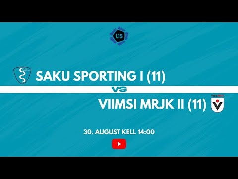U15 II liiga Saku Sporting - Viimsi MRJK II  (30.08 kell 14:00)