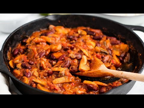 Easy Mushroom Chili Recipe