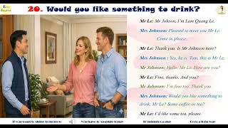 20.1 Would you like something to drink?
