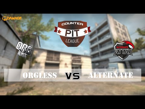 Orgless vs. ALTERNATE aTTaX | Counter Pit League Season #2 | de_cache Map 1