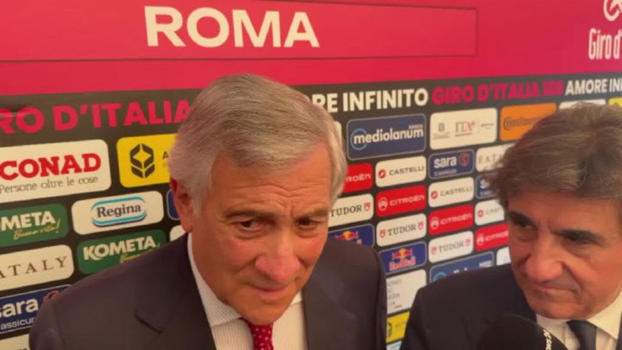 Tajani: Giro d'Italia ambasciatore della diplomazia e veicolo per attrarre turismo