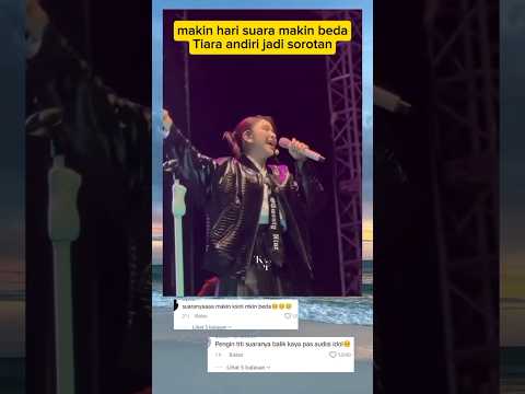Makin hari suara makin beda Tiara Andini jadi sorotan #tiaraandini #shortvideo