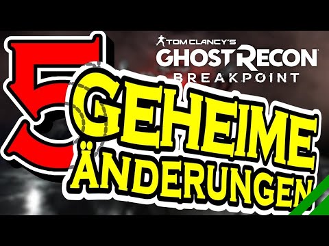 TOP 5 VERSTECKTE ÄNDERUNGEN in Ghost Recon Breakpoint Title Update 2.0 + BONUS!!! 💀 GRB Deep State