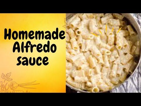 Homemade Alfredo Sauce: 3 simple ingredients: easy and delicious