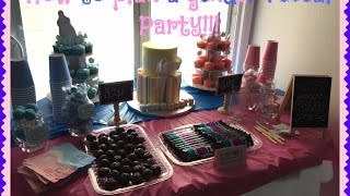 How to Plan A Gender Reveal Party! (: