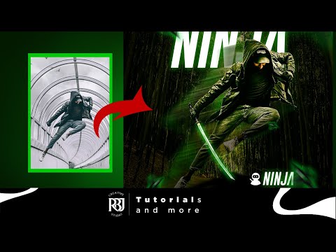 Creating a Real Life NINJA - Photoshop Manipulation