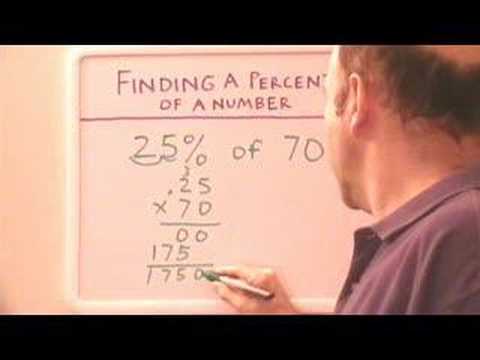 Finding Percents