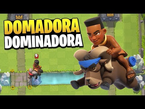 Domadora de Carneiro DOMINANDO o Clash Royale
